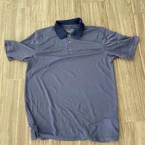 🔥3 for $5 Navy Blue Pebble Beach Golf Athletic Polo Shirt